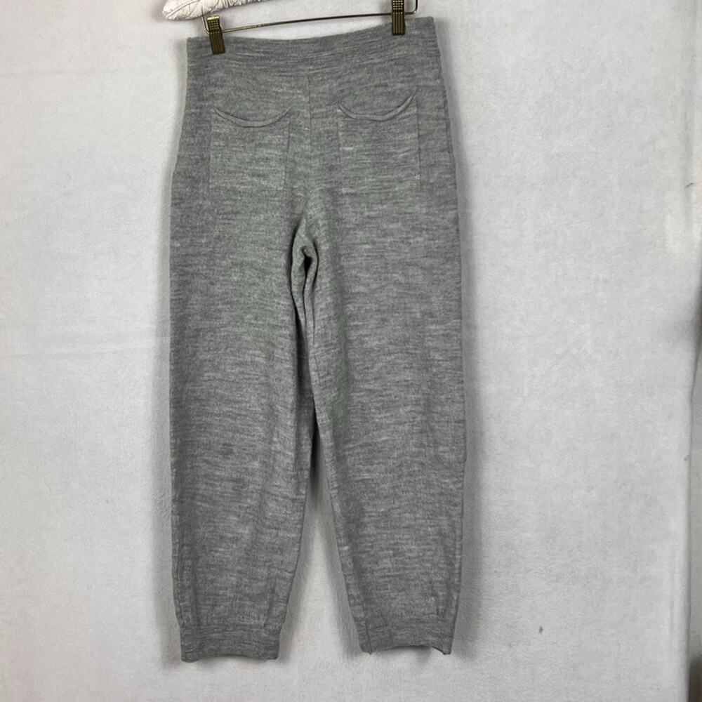Oska Trouser Pants Womens 0 Pilara Gray Relaxed Front Pockets Virgin Wool